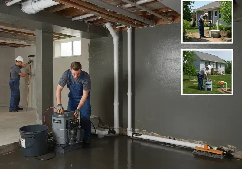 Basement Waterproofing and Flood Prevention process in Burbank, IL